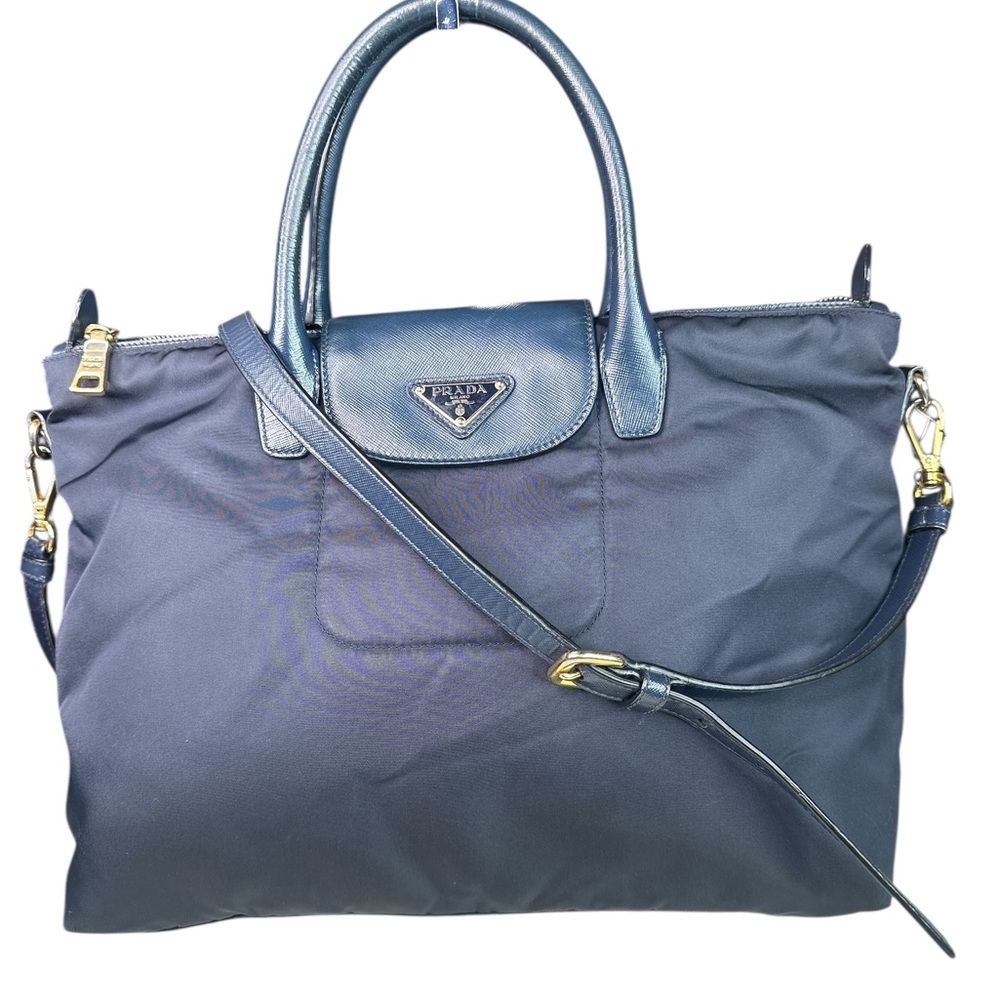 Prada Navy Blue Women's Crossbody Bag - Picture 2 of 14